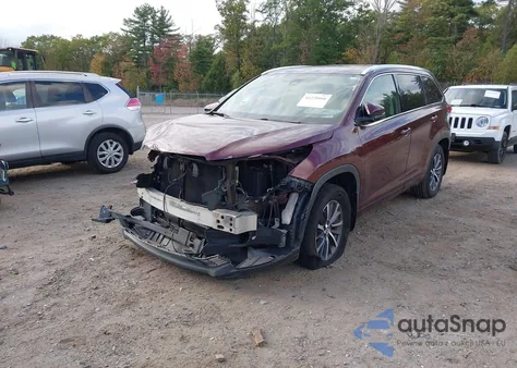 2018 Toyota Highlander Xle from USA, damaged, VIN 5TDJZRFH9JS805473